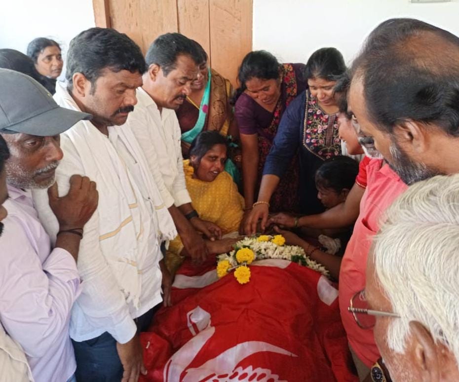 సిపిఐ జిల్లా కార్యవర్గ సభ్యులు పోగుల శ్రీనివాస్ మృతి పార్టీకి తీరని లోటు.