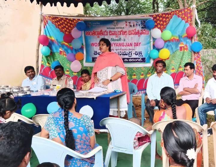 దివ్యాంగులను అన్ని రంగాలలో  ప్రోత్సహించాలి
