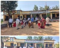 కమ్మదనం గ్రామంలో విద్యార్థులకు నోటు పుస్తకాలు అందజేసిన