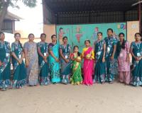 స్థానిక సాధన విద్యానికేతన్ ఇంగ్లీష్ మీడియం హై స్కూల్ లో అన్నపూర్ణ దేవి జయంతి