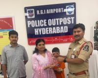 RGIAలో పోయిన బంగారు గొలుసు లభ్యం: ఎస్‌హెచ్‌ఓ ఎస్. కనకయ్య బృందం సత్వర స్పందన