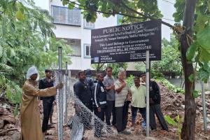 Hydraa Agency Safeguards 2200-Yard Park Land from Encroachers in Nizampet