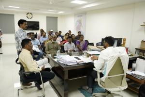 జిల్లాలో చిన్ననీటి వనరుల గణనను పకడ్బందీగా నిర్వహించాలి : జిల్లా కలెక్టర్ జితేష్ వి. పాటిల్. 