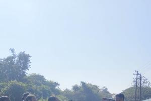 ముఖ్యమంత్రి పర్యటన నేపథ్యంలో ఎర్త్ సైన్స్ యూనివర్సిటీలో ఏర్పాట్లను పరిశీలించిన జిల్లా కలెక్టర్ జితేష్ వి. పాటిల్.