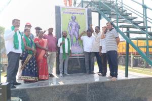 భగవాన్ బిర్సా ముండా పోరాట స్ఫూర్తిని కొనసాగిద్దాం  తుడుందెబ్బ జిల్లా అధ్యక్షులు చందా మహేష్ 